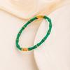 Gold Enamel Resin Bracelet Colorful Stainless Steel Bangle Bamboo Joint Bangle  Fashion