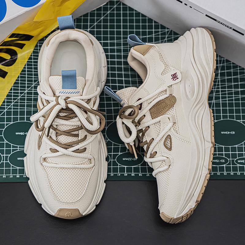 Men 's Casual Four Seasons Fashion  Students Comfortable Sneakers Boys Trending Soft Sole Breathable Shoes