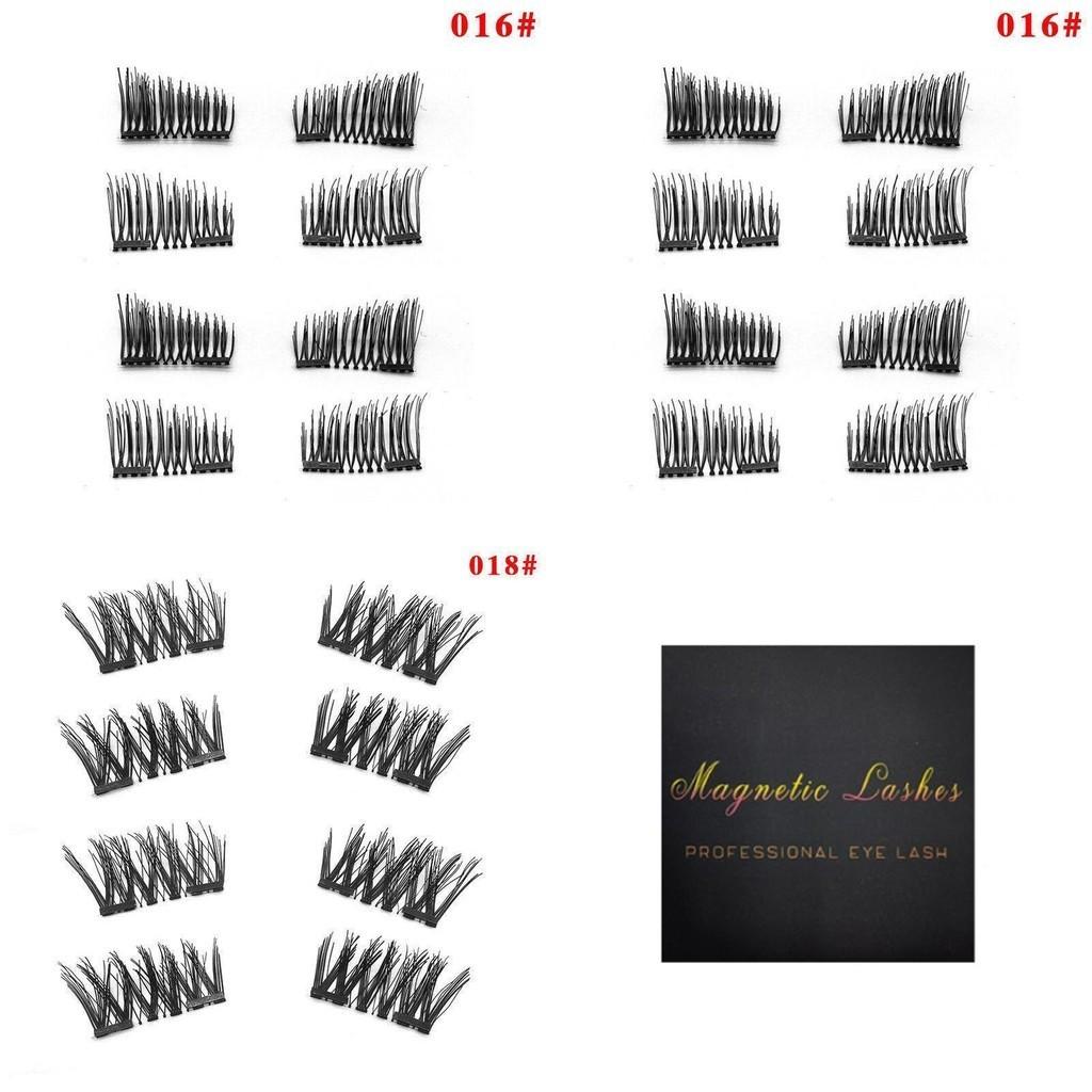 Hand Woven Synthetic Fiber Magnetic Eyelashes Soft Magnet Technology For A Natural Look In Black