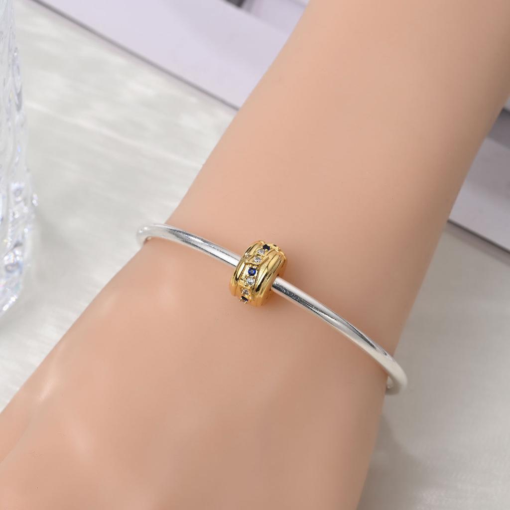 Golden Bow Safety Clasp Charm Beads DIY Jewelry Accessories Bracelet Making Supplies