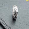 Sterling Silver 925 Rotating Tibetan Mantra Ring - Buddhist Luck Symbol