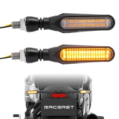 RACEAST LED Laufblinker für High M10 IP67 36 Sequentiell Universelle Passform für Motocross und ATVs von Motorrädern, Sichtbarkeit, Wasserdicht, 12V,