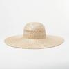 Spring and Summer New Hollow Woven Sagging Big Eaves Sisal Straw Hat Outdoor Shading and Sun Protection Beach Big Edge Basin Straw Hat