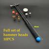 Car dent repair hammer body repair percussion leveling hammer replaceable traceless repair tool carbon fiber and stainless steelGood product