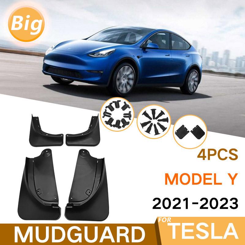 Schmutzfänger, Schmutzfänger, Spritzschutz, Kotflügel vorne und hinten, Kotflügelschutz für Tesla Model Y 2022 2023 Modell 3 Modell 3