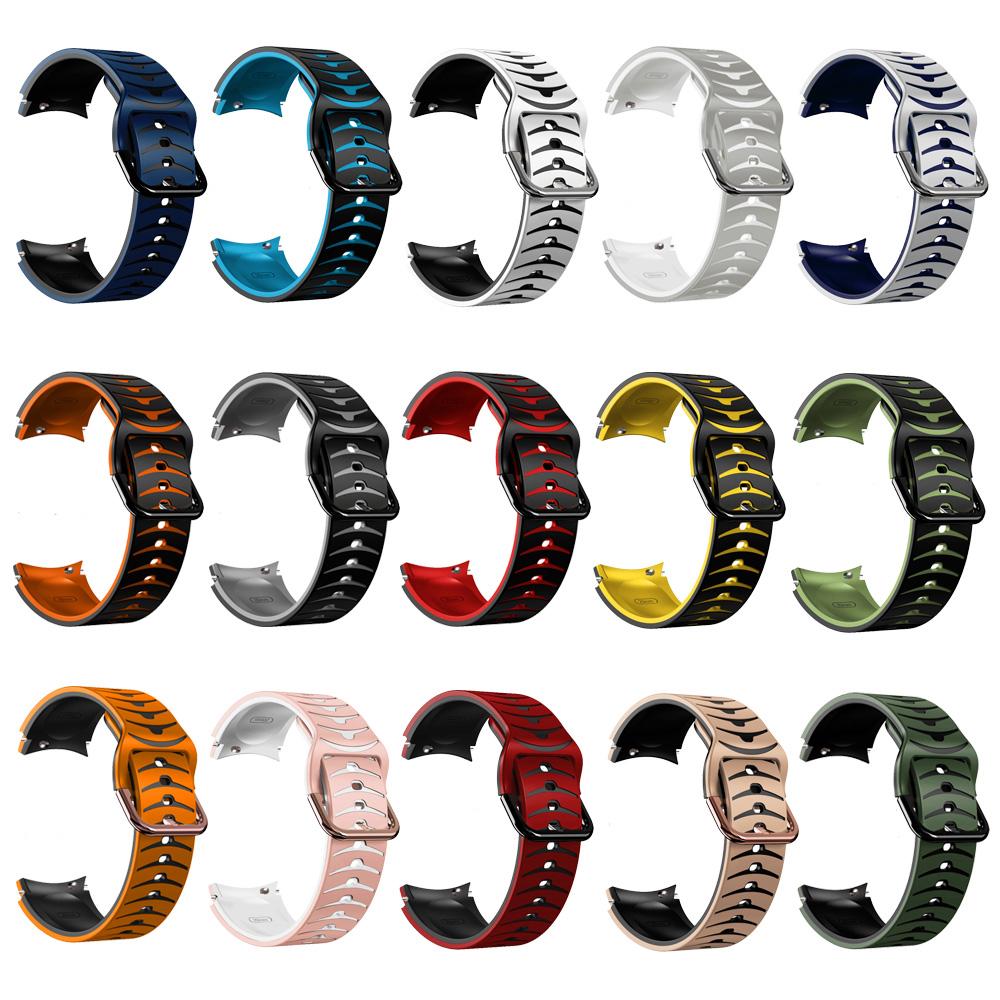No Gap Silicone Strap For Samsung Galaxy Watch 7 FE 6 5 4 40mm 44mm 5 Pro 45mm Sport Bracelet Watch 6 4 Classic 20mm Band Belt