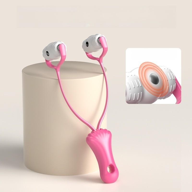 

Ручной роликовый прибор для похудения лица, лифтинг, подтяжка, V-лицо, похудение, двойной подбородок, жевательная мышца, массаж лица, роликовый инструмент для похудения, косметический инструмент розы красного