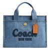 Handbag Cargo Bolso 34 Logo Logo Zipper Closure Denim Fabric and Leather Tote Bag Tote Bag Shopping Bag Shoulder Crossbody Large Size Women's