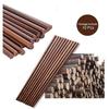 Wooden Chopsticks Reble Dishwasher Safe 10 Pairs Chinese Asian Korea Iron Wood Handmade Chopstick Natural Healthy for Cooking Eating Restaurants