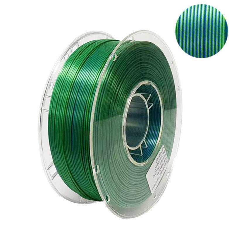 PLA Silk Dual-Color Tri-Color 1.75mm Filament for FDM 3D Printers