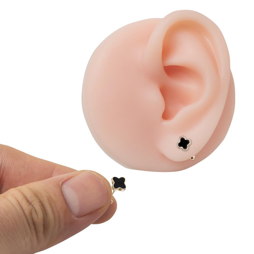 Weiches Silikon Ohr Nase Mund Modell Tattoo Übung Körper Schmuck Display Piercing Werkzeug Kit Schönheits Zubehör Make-up Werkzeuge