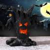 Realistic Tree Monsters Sculptures Halloween Miniature Demons Ornaments, Resin Micro Landscape Figures, Dark Gift for Handicraft Lovers Forest