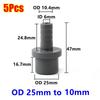 5Pcs Soft PVC Pagoda Connector 20/25/32mm to 8-25mm Pipe Joint Fittings  for Aquarium Fish Tank