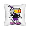 Cupheads And Mugmans Cartoon Pillowcase Printing Cushion Cover Decoration  Throw Pillow Case Cover Home Wholesale