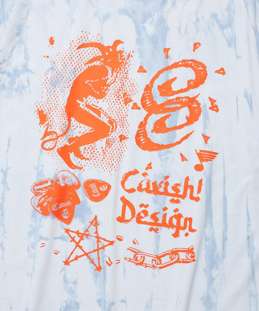 CAVISH Overdyed Roar Ss Tee Blue(Cv2Emut504A)