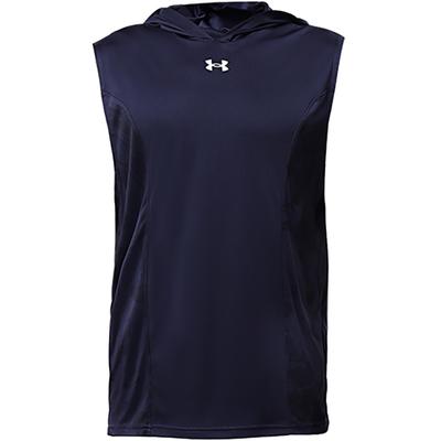 Einfarbig Schlichter Markenlogo-Druck Lässige Atmungsaktive Ärmellose Weste Herren Tops Marineblau 24500001-409