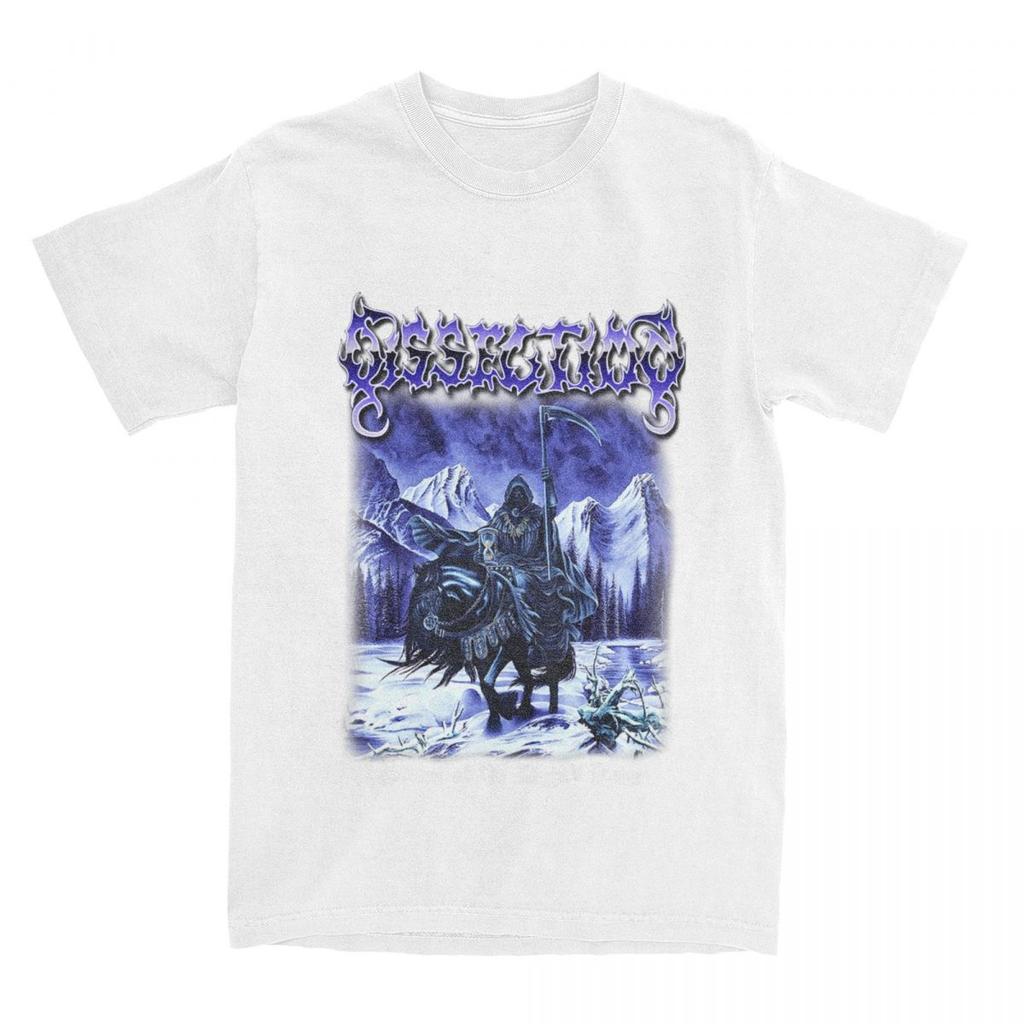 Dissection Band Svart Vintage Metall Herrar Damer T-shirt Storm av Ljusen Nyhet T-shirt Bomull Rund Hals Stor Storlek T-shirt