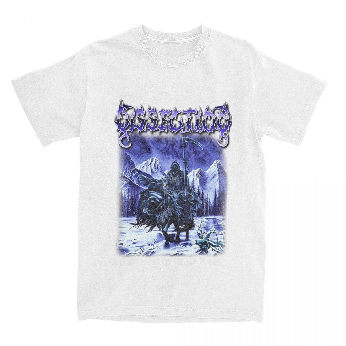 

Dissection Band Black Vintage Metal Unisex T Shirt Storm of the Lights Novelty T Shirt Cotton ONeck Large Size Tshirt 2XL