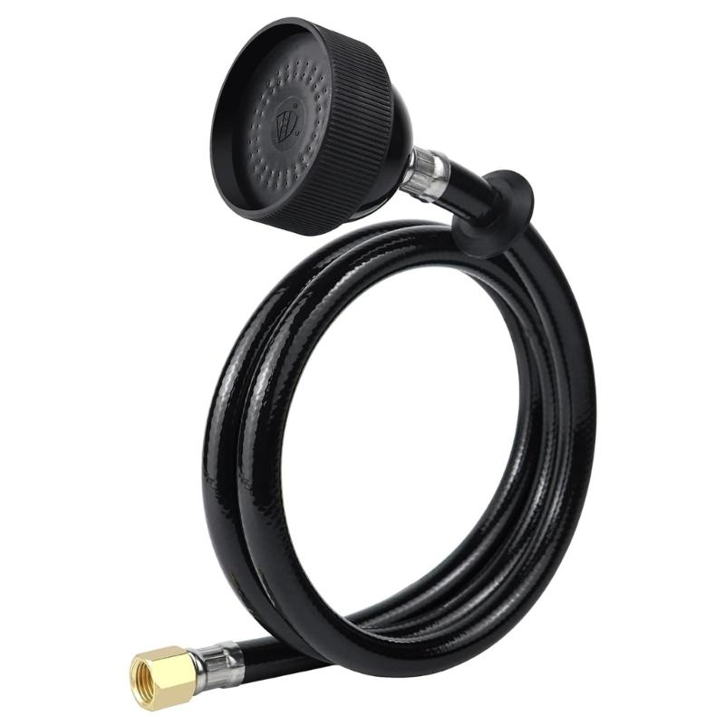 Shampoo Bowl Sink Hose with Sprayer Salon Hose Sprays Head Attachment Professional Salon Sink Replacement Part 1