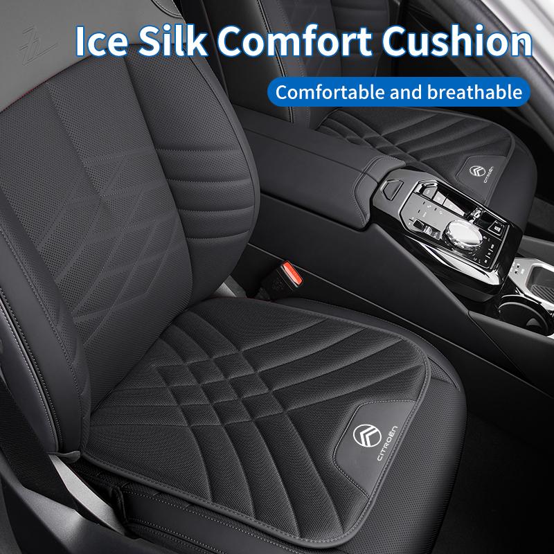 Car Seat Cushion Breathable Ice Silk Thick Pad Soft Mat For Citroen C4 C3 C5 Berlingo Celysee Cactus Picasso Aircross Saxo Grand