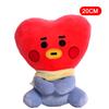 12-24cm B-T Cartoons Baby Pendant Plush keychain Toys Bangtan Boy Groups Peluches Cartoon Backpack Decoration Dolls Kid Gifts