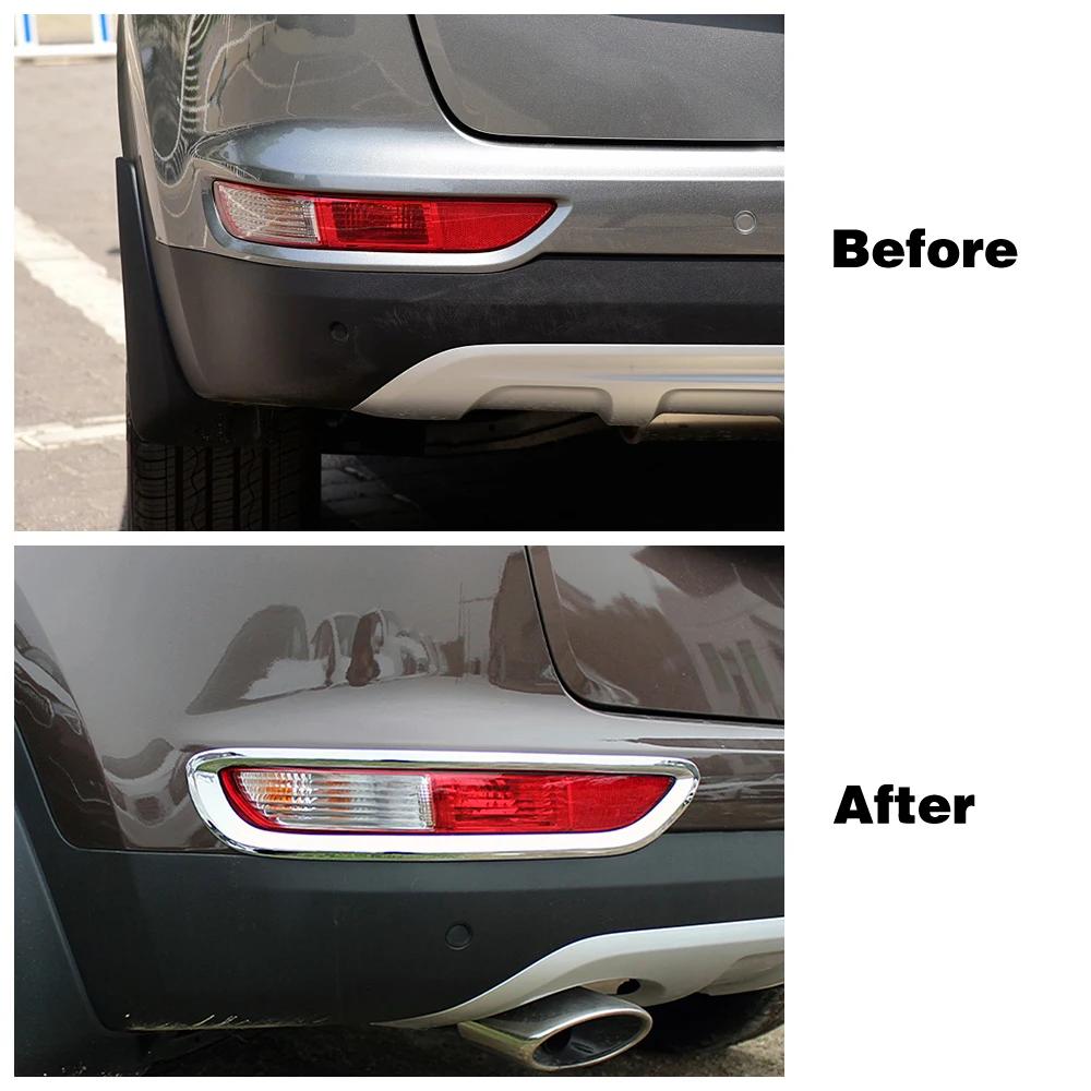 

Для Kia Sportage QL 2015-хромированная передняя противотуманная фара, задняя противотуманная фара, накладка, рамка, АБС-пластик, внешняя отделка