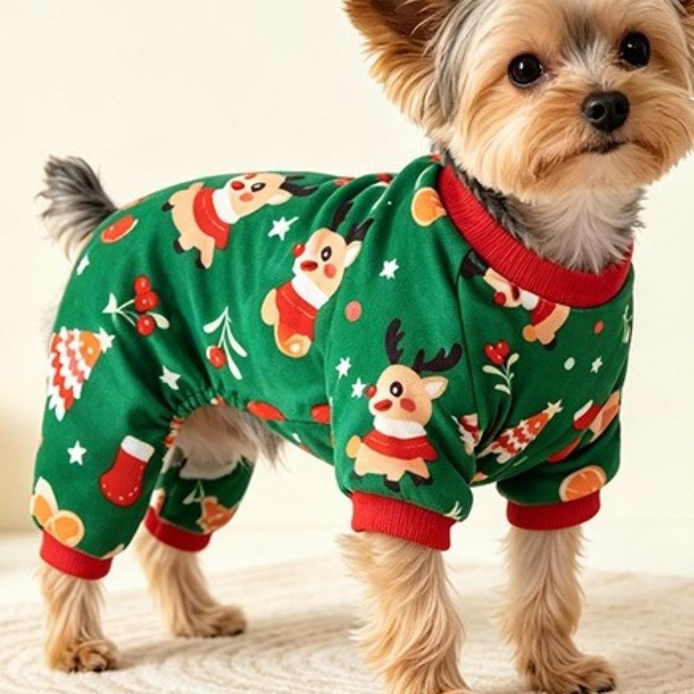 Cartoon Dog Four Legged Coat Warm Dog Pajamas Cute Dog Hoodie Winter Season