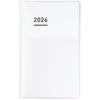 Kokuyojibun Notebook DIARY Mini Notebook 2026 Monthly Weekly B6 Slim White ni-JCMD1W-26 Starting ...