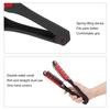Double Sided Brush Clamp Multifunctional Hair Brush Straightener Styling Tool for Women Men