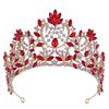 RS217  Silver and Gold Plated Elegant Crystal Wedding Hair Accessories Bride Pageant Tiaras Crowns for Queens