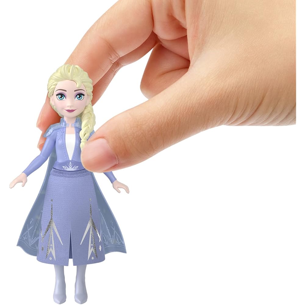 Mattel Disney Frozen Elsa Mini Doll Dress-Up Toy 3 Years and Up