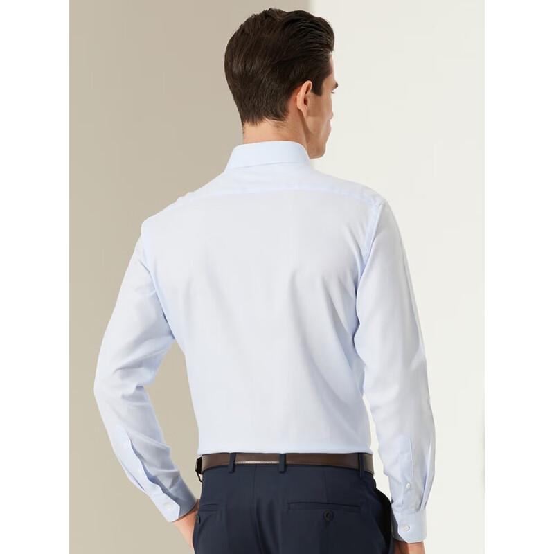 YOUNGOR Men s Slim Fit Short Sleeve Cotton DP Shirt 38