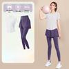 Women's High-End Short-Sleeve Sport T-Shirt & Fitness Set - Breathable, Quick-Drying Yoga and Running Wear
