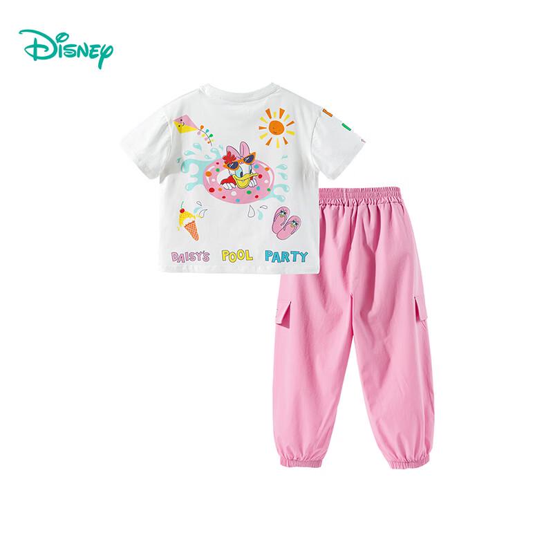 Disney Girls' Daisy Print Cool-Feel T-Shirt & Anti-Mosquito Pants Set