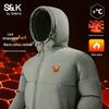 Baleno S&K Series Men's Hooded Winter Cotton Jacket