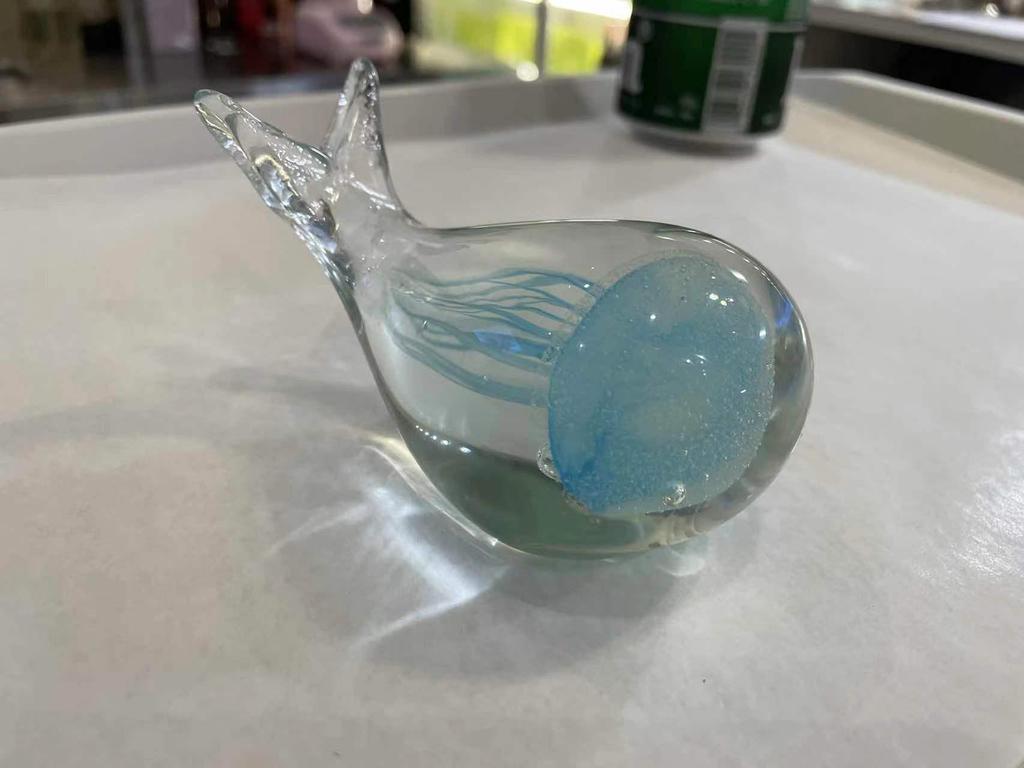 Minimalist Luminous Jellyfish Glass Ornaments