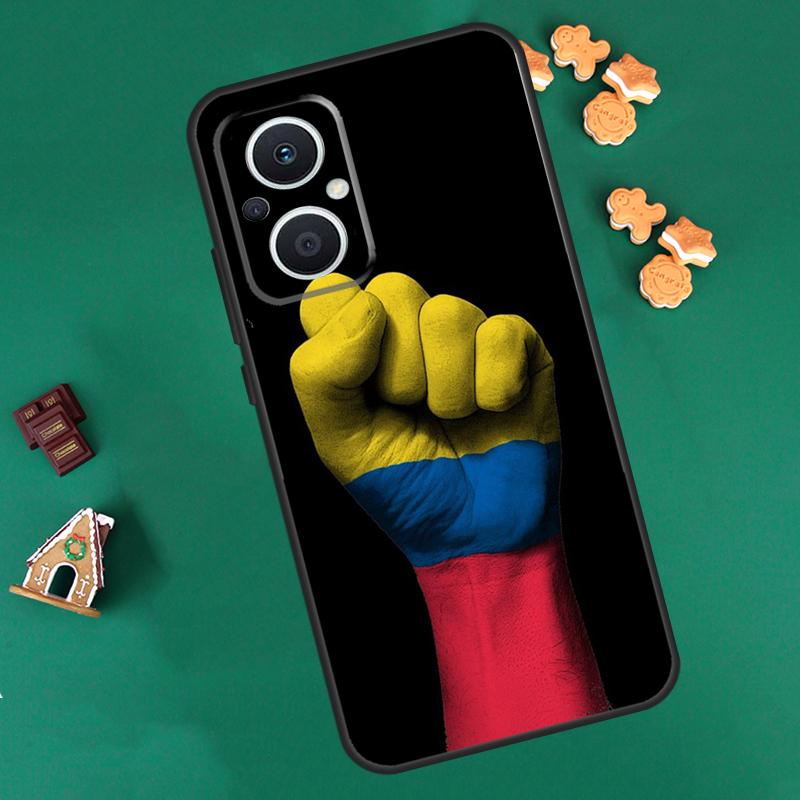 Colombia Flag Case For OPPO Reno 8T 8 7 Lite 14 13 12 11 F 10 Pro Cover For OPPO Find X9 X8 X6 X5 Pro Coque