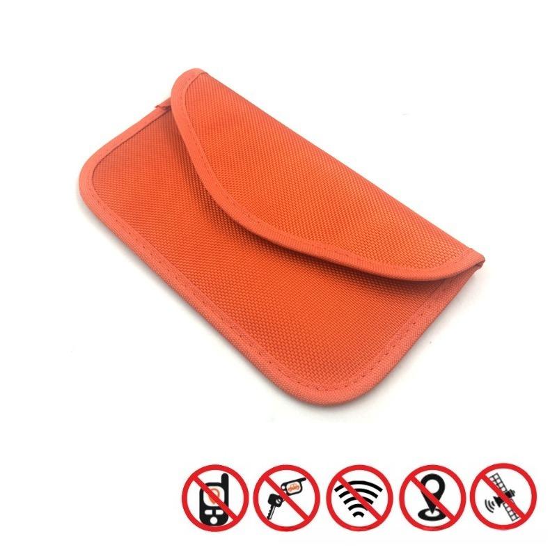 Faraday Cage Signal Blocker Case Blocking Bag Phone Car Key Keyless RFID Safe Fob Pouch Automobiles Interior Accessory