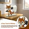Decorative Kitchen Paper Organizer Funny Animals Wooden Toilet Holder, 3D Animal Bathroom Decor, Cute Cartoon Vertical Countertop Roll Stand
