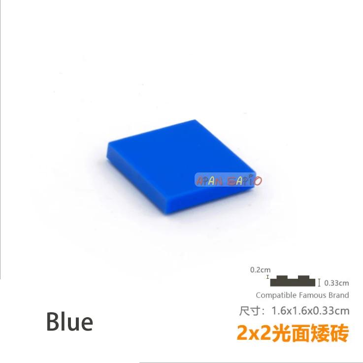 High-Quality 50Pcs/Lot Self-assembly High-Quality Blocks High-Quality Building Construction pieces High-Quality Smooth High-Quality 2X2 High-Quality