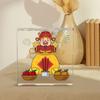 Best-Selling God Wealth Plastic Standing New Year's Acrylic Desktop Decorative Item Thanksgiving Holiday Blessing Item