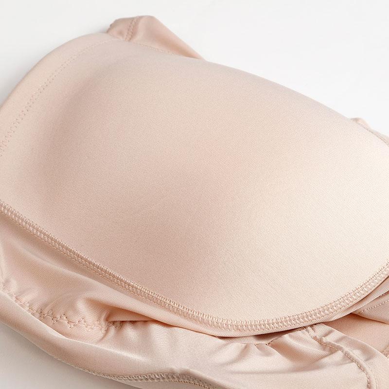 Ms. Plump Crotch Panties Base Fake Ass Lifting Hip Boxer Fixed Sponge Pad Shaping Shorts