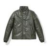 Cappotto Corto Autunnale e Invernale da Donna in Ecopelle, Imbottito in Cotone Spesso, Moda Commuter, Completo Pane