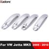 For Volkswagen VW Jetta MK5 2005 2006 2007 2008 2009 2010 Sedan 5th Ge Chrome Accessories Car Side Door Handle Cover Trim
