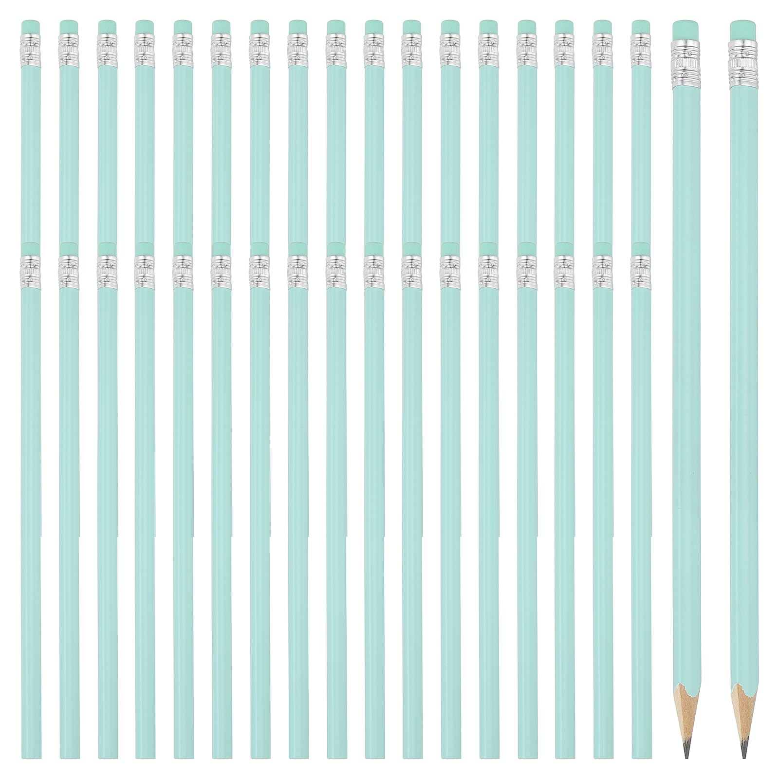 

PATIKIL 36 шт. Круглые Треугольные Деревянные Графитовые Карандаши HB для Письма для Класса Офиса Рисования Светло-зеленые Карандаши, Карандаши, Ластик, Принадлежности,