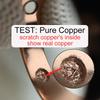 Vinterly Pure Copper Magnetic Rings for Women Men 6mm Health Energy Finger Open Cuff Adjustable Jewelry High Magnet Resizable