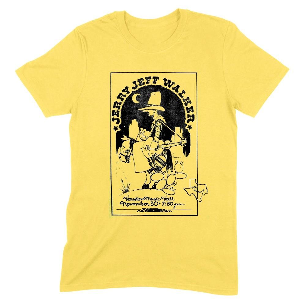 

Popular Jerry Jeff Walker Nov 30 1974 Unisex All Size 20D1891 Unisex T-Shirt 5XL різнокольоровий