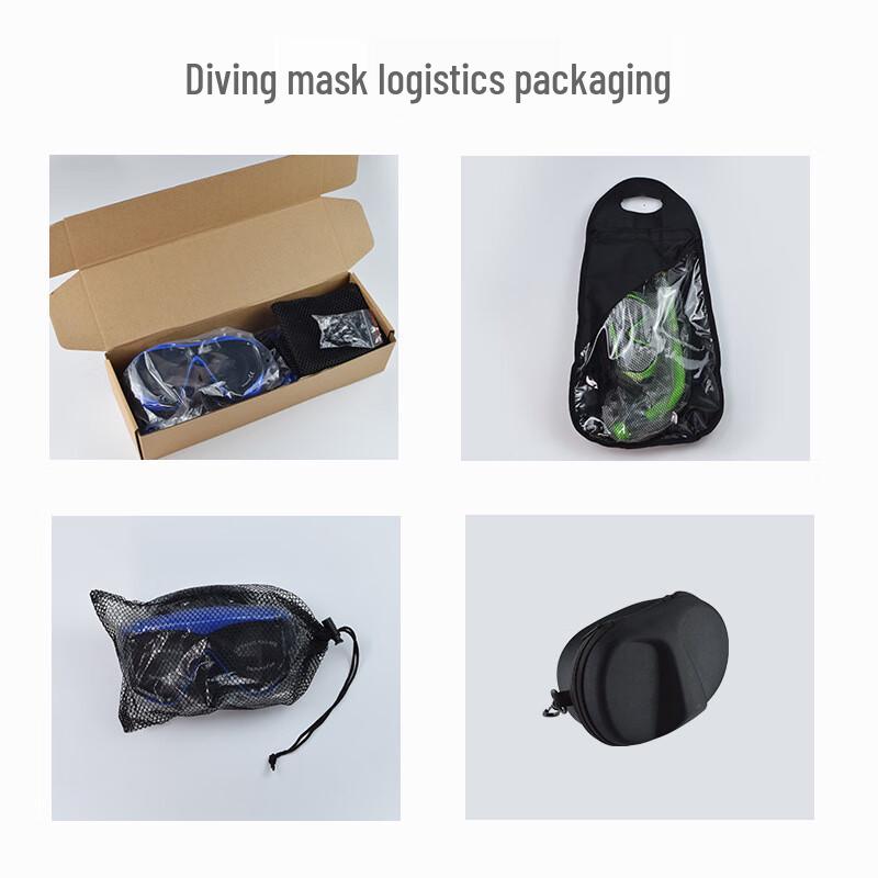 WEZHO Großer Rahmen Silikon Tauchmaske