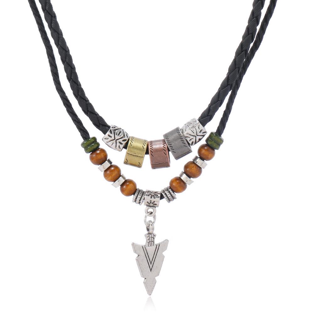 2025 Autumn Ethnic Arrow Bead Necklace & Sweater Chain