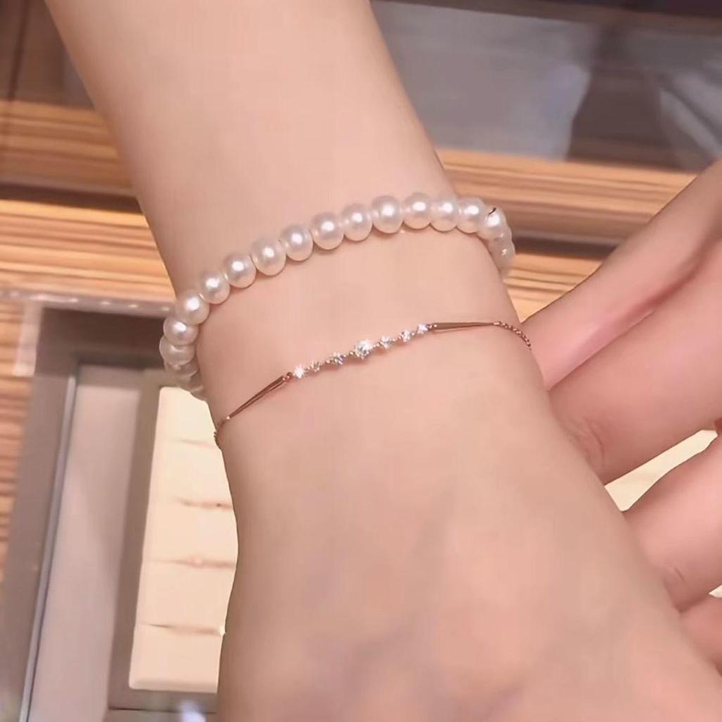 Exquisite Shining Diamond Starfall Bracelet: Luxurious, Versatile, and Elegant Hand Jewelry